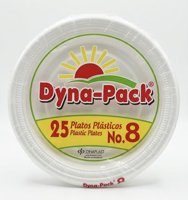 PLATO DESESHABLE #8 25 UND